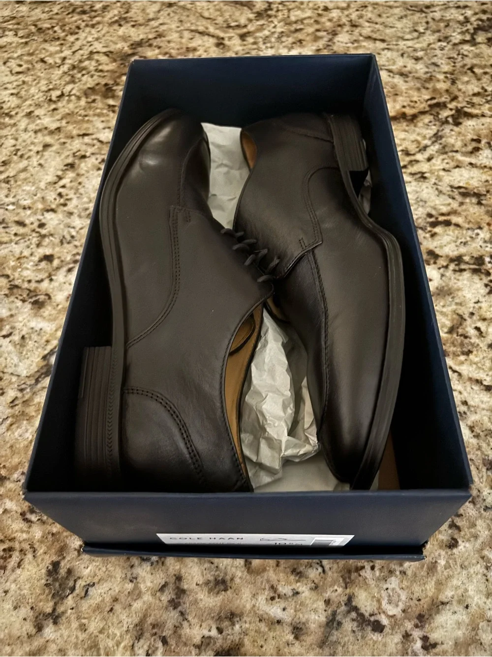 Cole Haan polished black